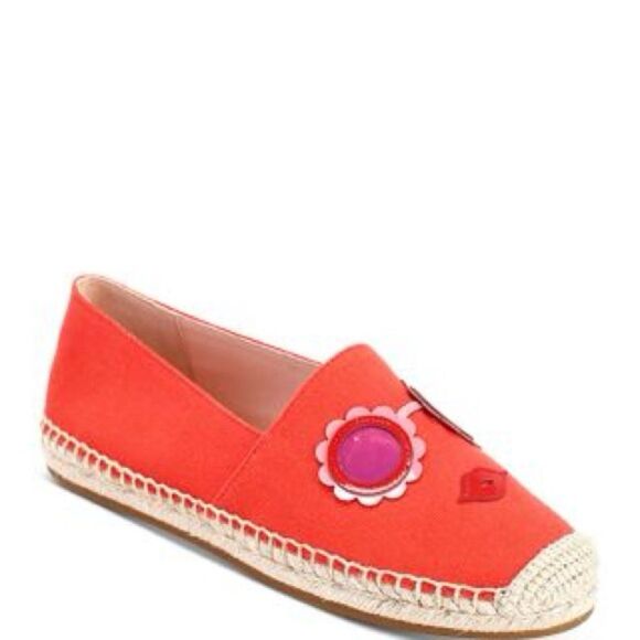kate spade Grenada Glasses Espadrille Flats Sz 9B - Picture 1 of 8